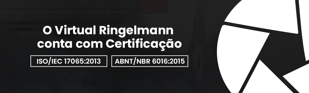 O Virtual Ringelmann conta com Certificação ISO/IEC 17065:2013 e ABNT/NBR 6016:2015